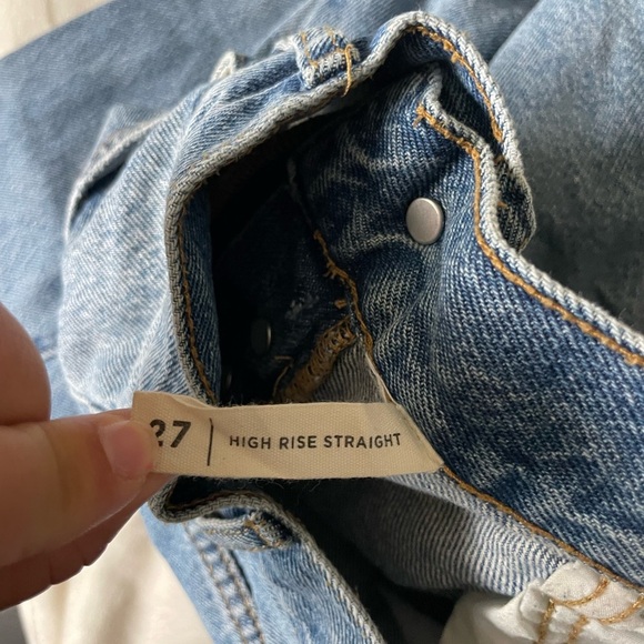 PacSun High Rise Straight busted knee - Picture 8 of 10